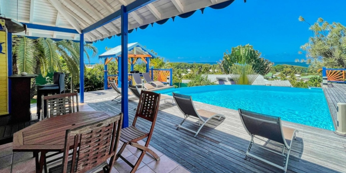 Location Villa à Sainte Rose en Guadeloupe - Ref : G166E